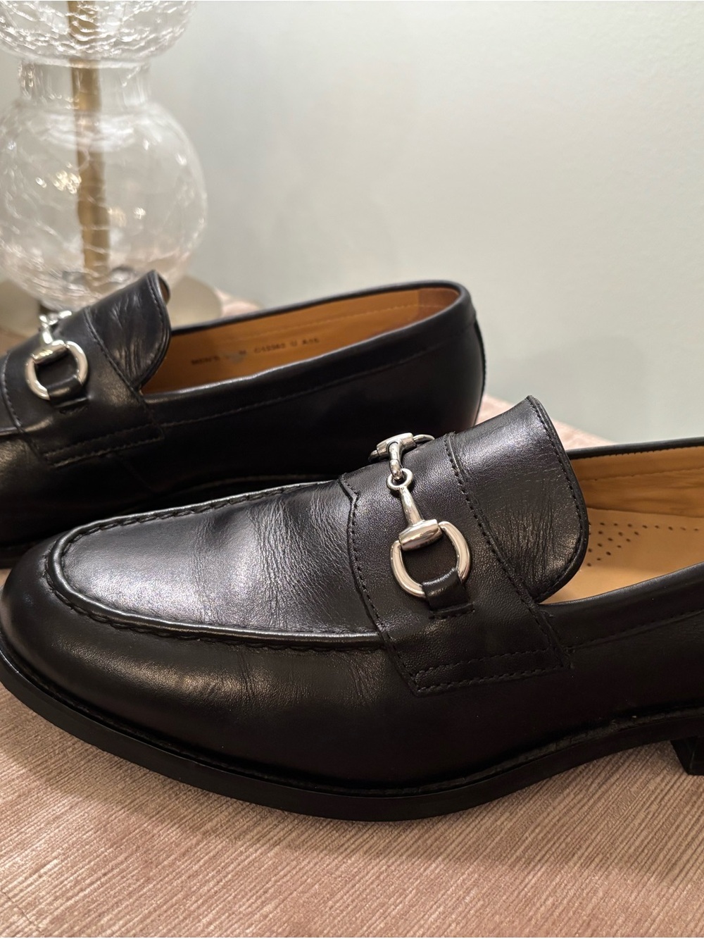 Cole Haan black leather bit Loafers Size 9.5